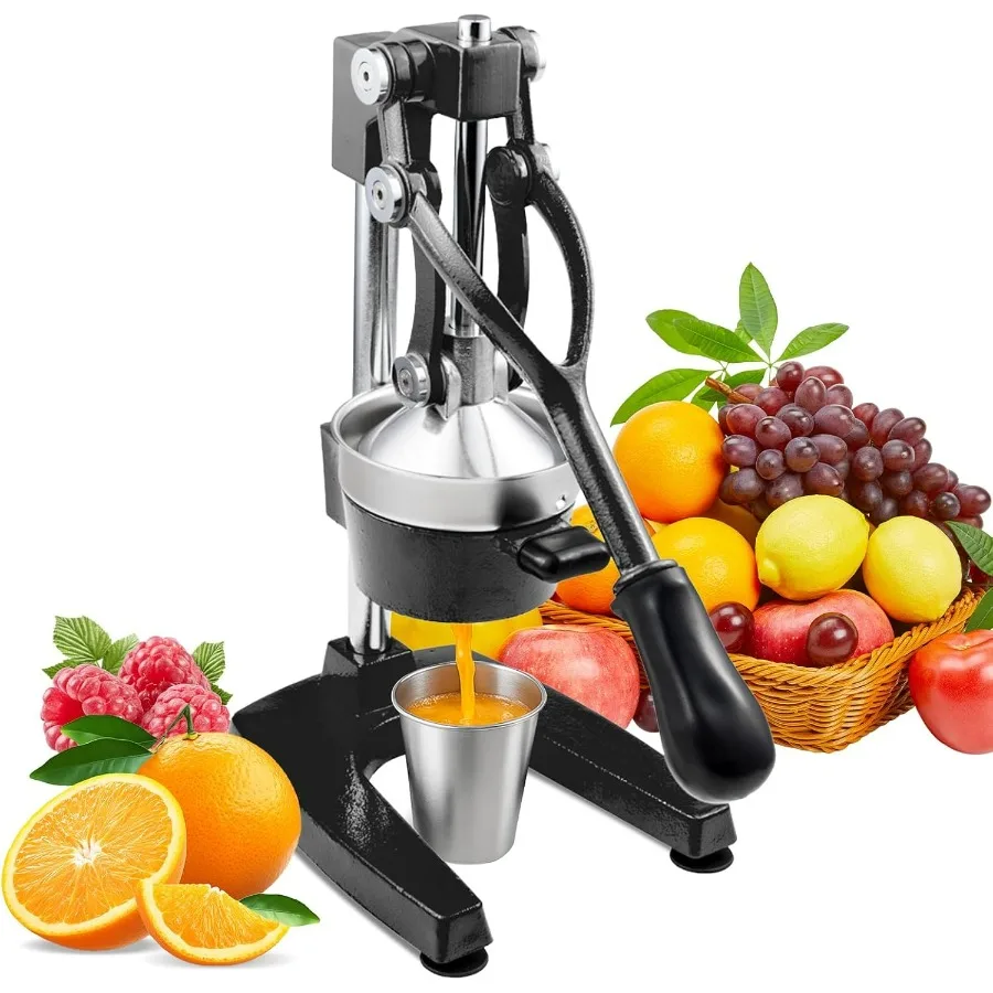 

Professional Citrus Juicer Lemon Squeezer, Commercial Manual Fruit Press Juicer for Lemon Pomegranate Orange Juice, Heavy Duty H