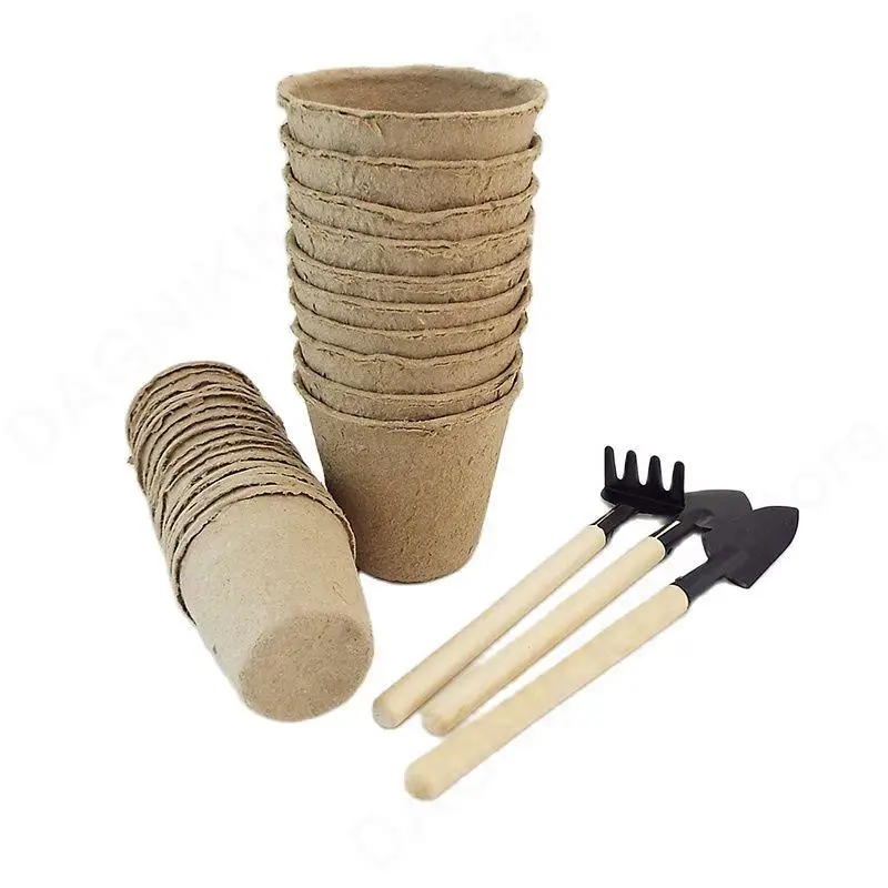 6cm 8cm Paper plant Nursery Pot Plant Starters Cup Kit Organic Biodegradable Eco-Friendly Home Cultivation Garden Tools V27