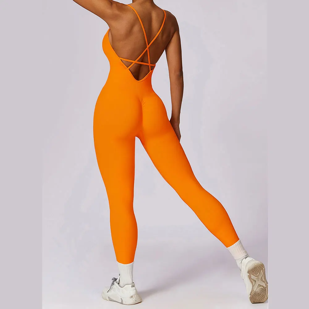 

Women's Tracksuit Yoga Set Seamless Jumpsuits One Piece Fitness Workout Rompers Sportswear Gym Clothes Workout Bodysuits Women