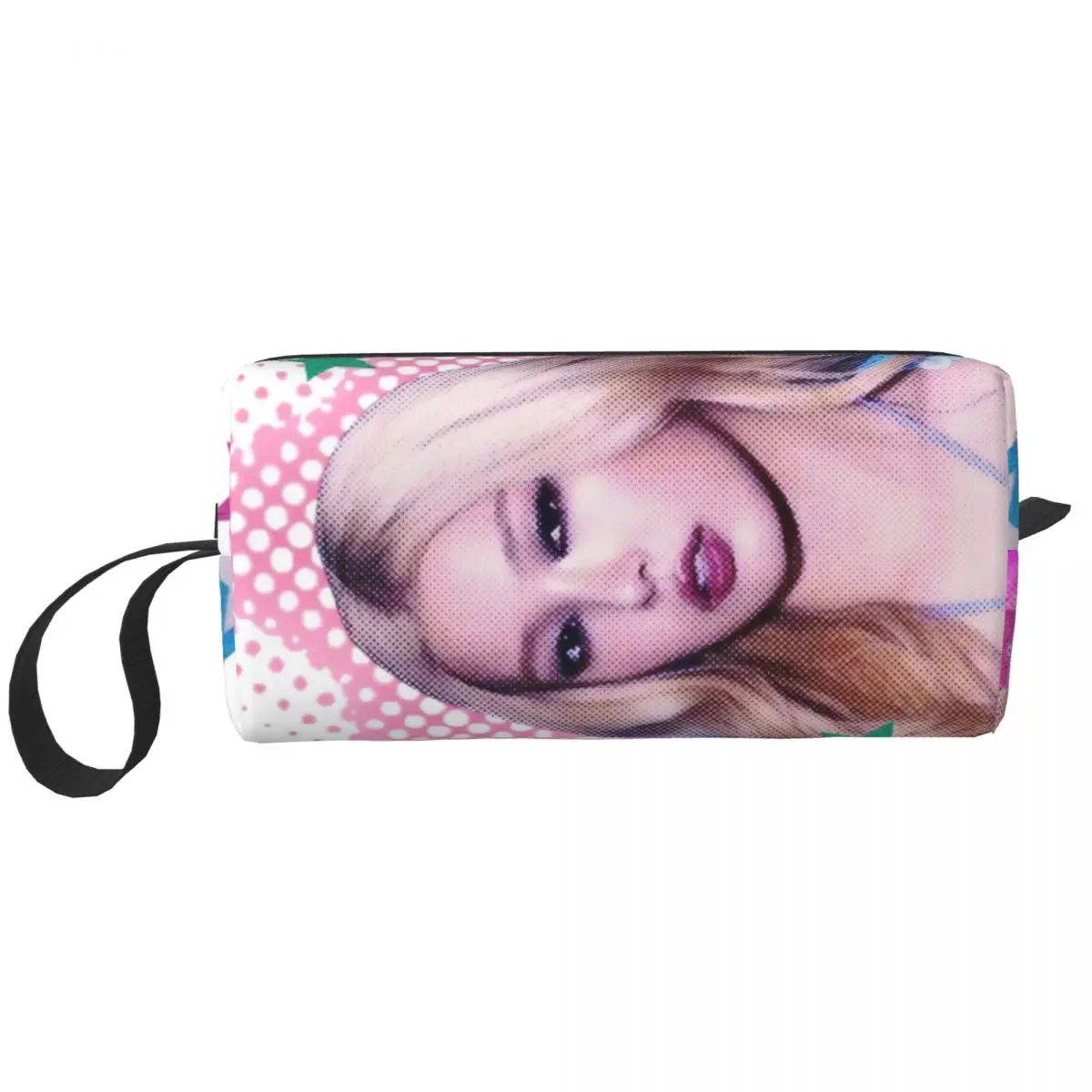 Yoonchae Katseyes Kpop Girl Group Makeup Bag Pouch Cosmetic Bag Travel Toiletry Small Makeup Pouch Storage Bag Men Women