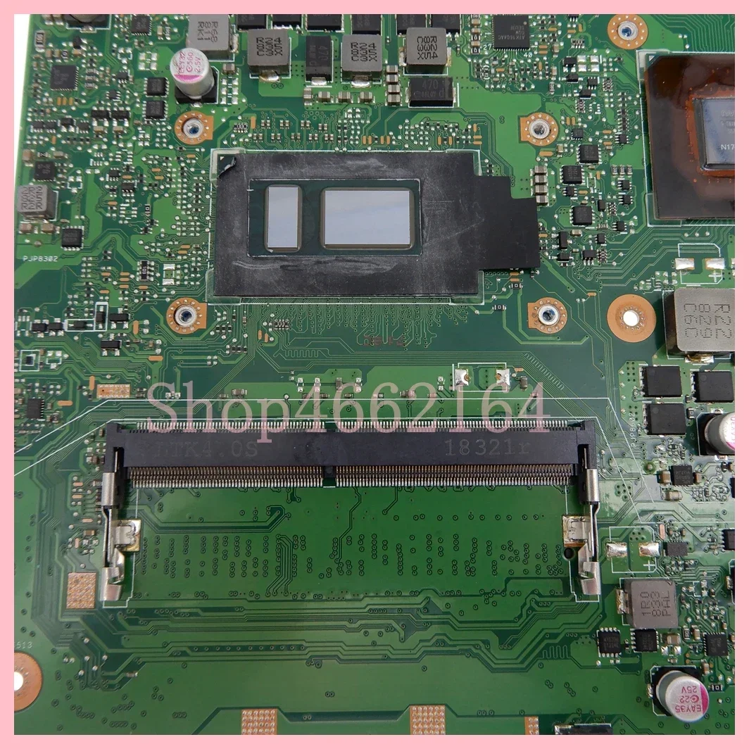 Imagem -05 - com I57200u I7-7500u Cpu Gtx1050 Gpu Mainboard para Asus X560ud F560ud A560ud K560ud Laptop Placa-mãe 100 Testado ok X560ud