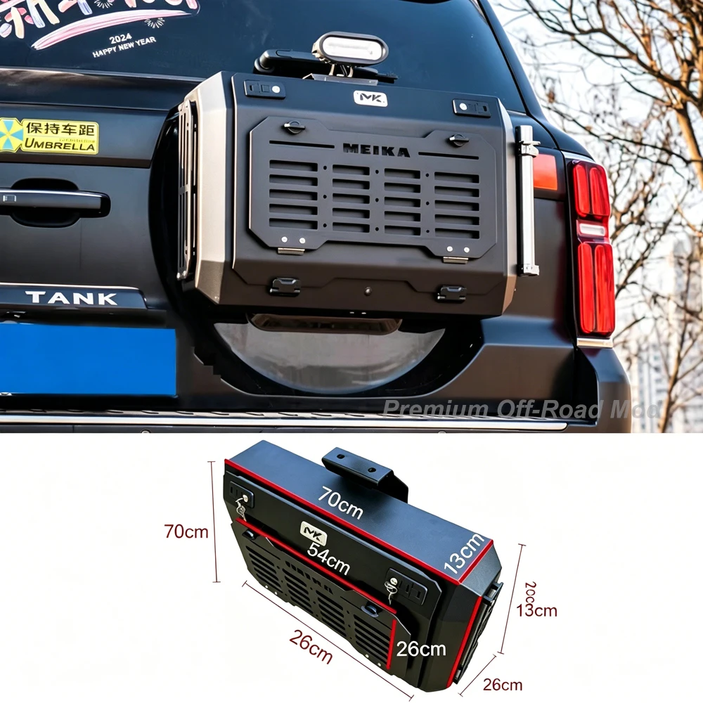 

26 Models Tank 500 Hi4T/Z GMC Third Generation Tailgate Small Backpack Modified MK Storage Box Multifunctional Modification Part