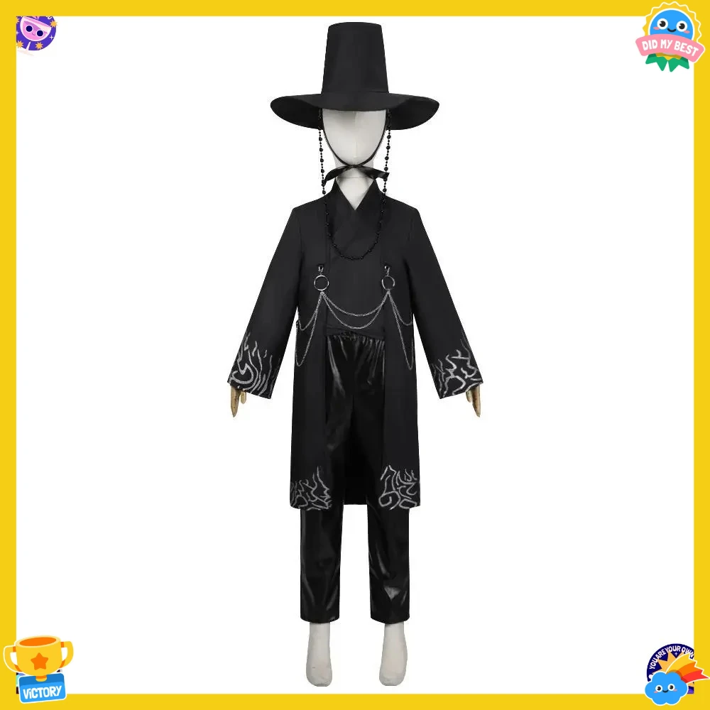 مجموعة أزياء أنيمي فيلم الأولاد لعب الأدوار التأثيرية للحفلات لـ K-POP: شيطان الصيادين الأولاد جينو أزياء تنكرية لحفلات الهالوين