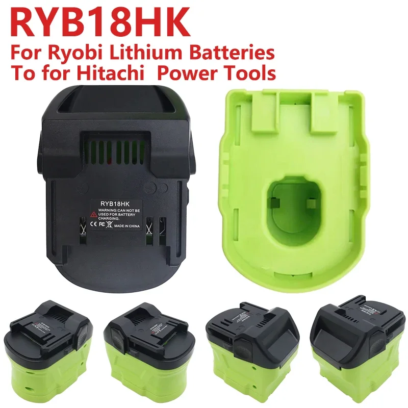 RYB18MTB Battery Converter Adapter  Replace for Ryobi Lithium Batteries To for Metabo 18V Li-ion Battery for Metabo Li-ion Tools