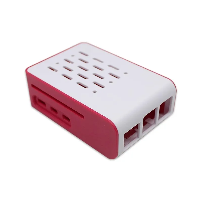 

Raspberry Pi 5 Red-White cooling Case For official Active Cooler
