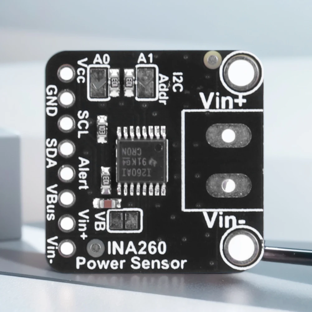 INA260 ارتفاع أو منخفض الجانب الجهد مستشعر الطاقة الحالي I2C واجهة مستشعر الطاقة الحالي وحدة محمولة منخفضة الطاقة تيار مستمر 3.3 فولت-5 فولت #5