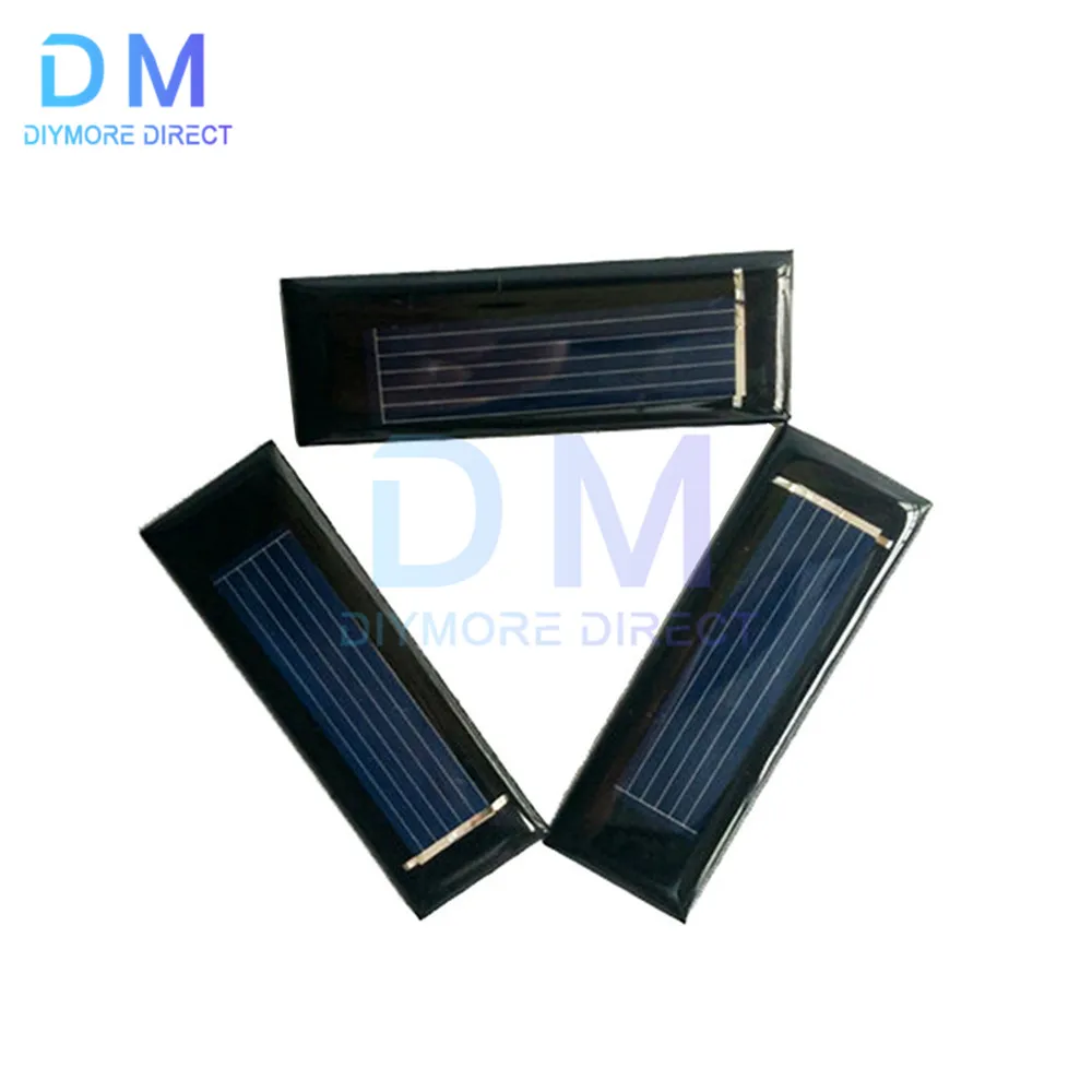 0.5V 100mA 53*18MM Solar Panel Epoxy Polycrystalline DIY Battery Power Charger Mini Solar Cell Board