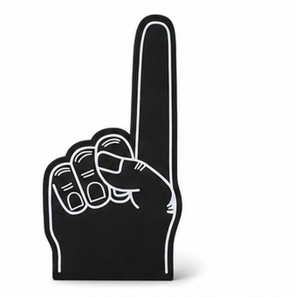 3Pcs Large Giant Foam Hands Cheerleading Finger Lightweight Eva Foam Fingers Sports Fan Prop Party Noisemaker Noise Makers
