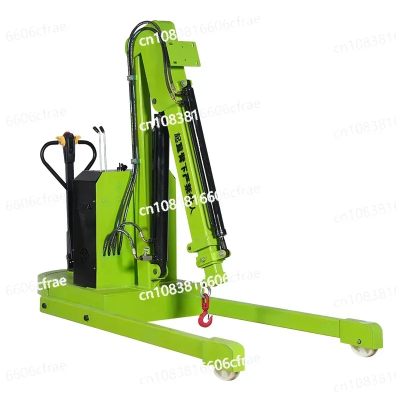 Hydraulic Mobile Crane Small Lifting Electric Hoisting Crane Simple 360 ° Rotating Single Arm Crane Cantilever