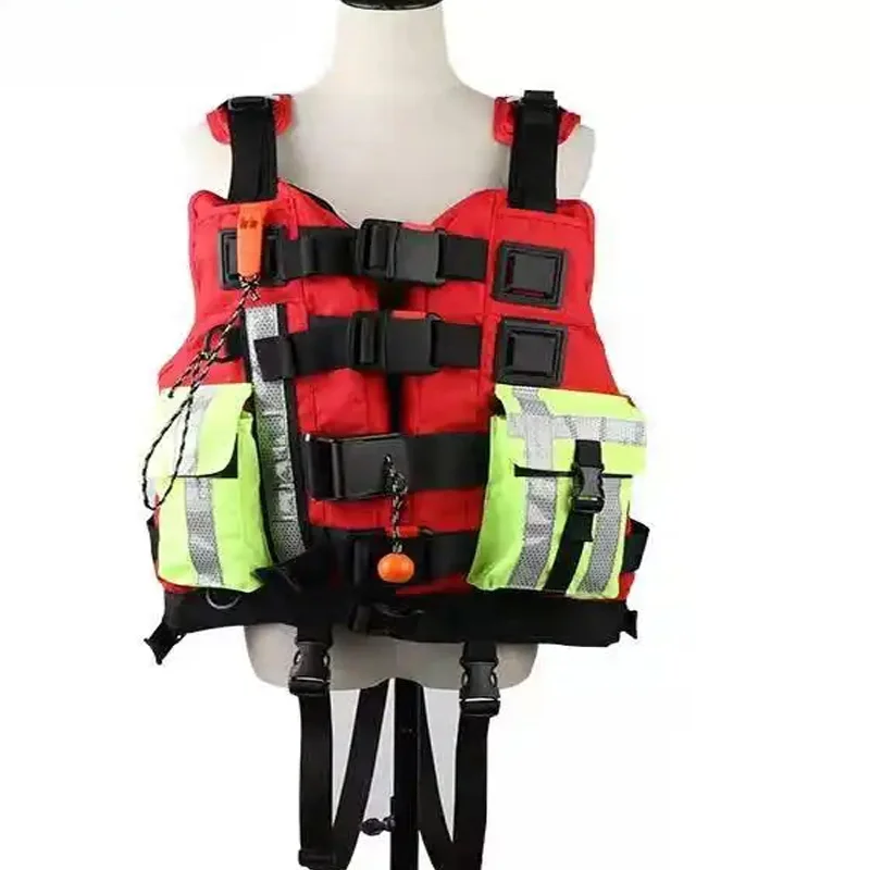 CE Certification Water Sports Rescue Team Life Jacket 150N Water Rescue Big Buoyancy Lifesaving Swimming Life Vest Jacket