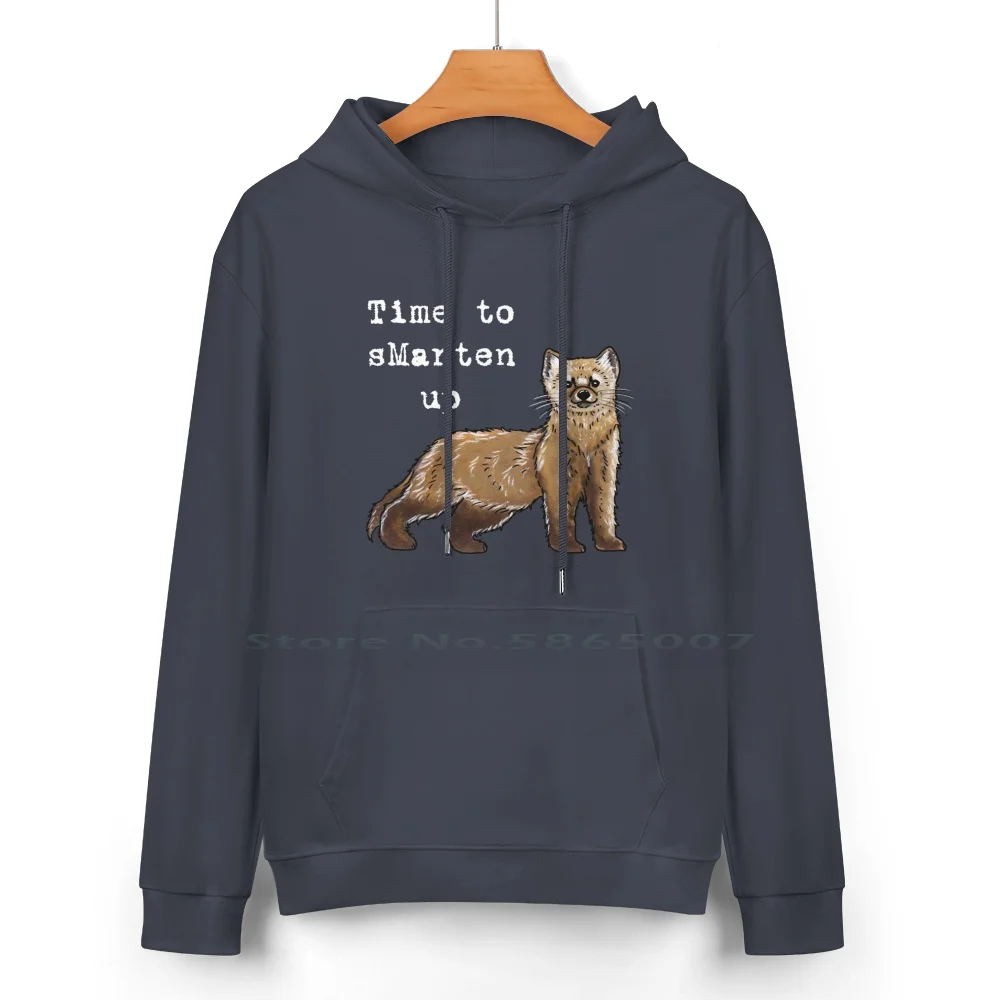 Pine Marten-Animal Series Pure Cotton Hoodie Sweater 24 Colors Pine Marten Weasel Forest Creature Girlfriend Boyfriend Brown