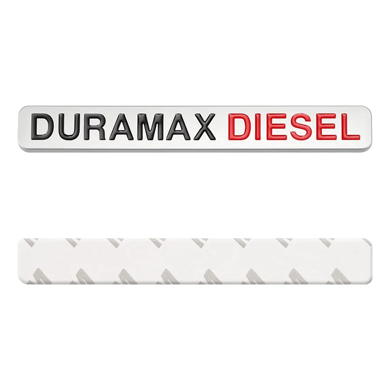 Duramax الديزل المعادن شعارات شارات ملصقات السيارات ل شيفروليه سيلفرادو ZF6 سرعة EFI لايف جي إم سي سييرا أليسون انتقال أفيو