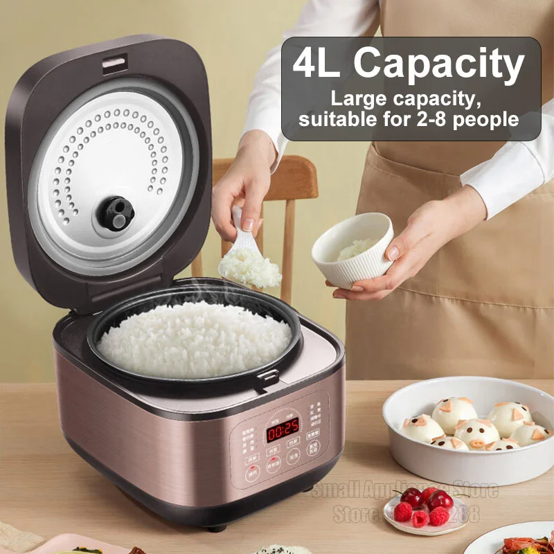 SUPOR 4L Rice Cooker Multifunctional Electric Cooking Pot Household Electric Cooker Big Capacity Kitchen Appliance For Dormitory