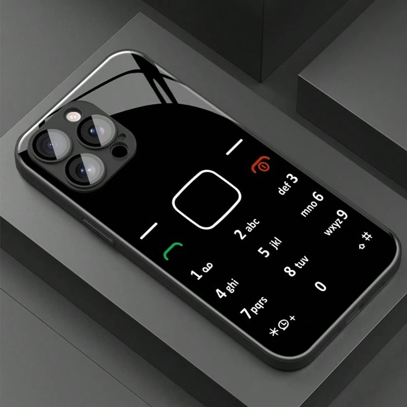 

Funny Keyboard Pattern Tempered Glass Material Black Phone Case For Samsung Galaxy S25 S24 S23 Ultra Plus FE Cover