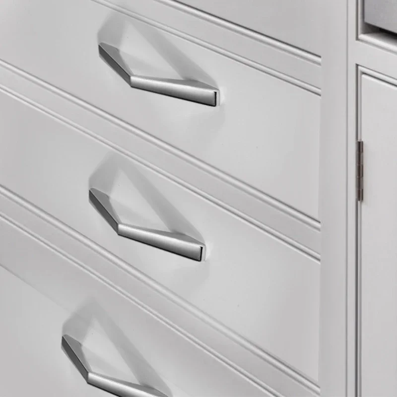 Cabinet Handles Drawer Knobs Zinc/Aluminum Alloy Wardrobe Door Handles Brushed Pulls Simple Modern Style Furniture Handle