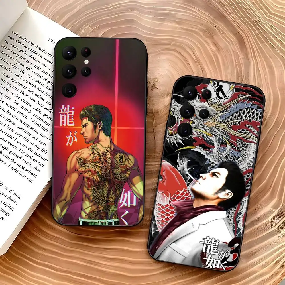 

Чехол для телефона Y-Yakuza Like A Dragon Game для Samsung S Series S20 S21 S22 S23 S24 FE Plus Ultra Print TPU Cover