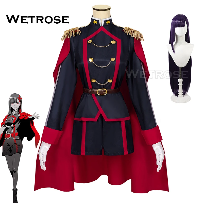 【Wetrose】 In Stock Yamashiro Ren Cosplay Costume Mato Seihei no Slave Chained Soldier Uniform Full Set Wig Halloween Xmas