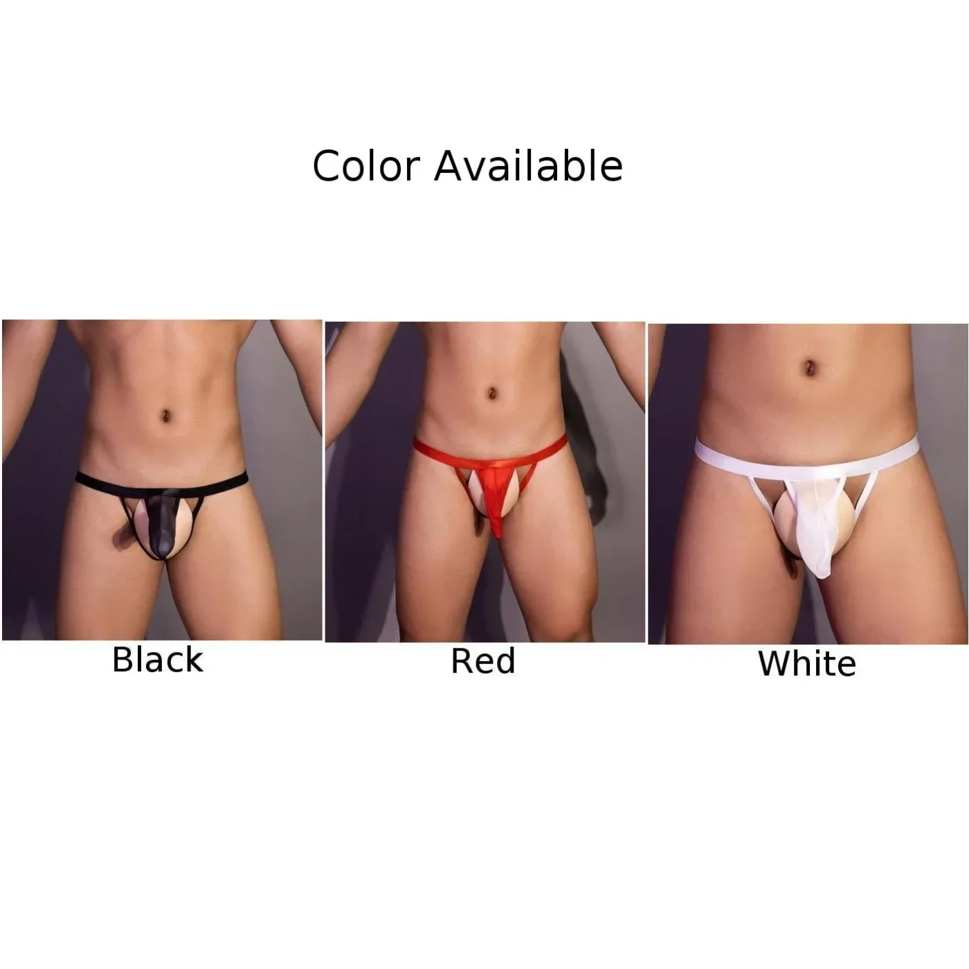 Male Thong Sissy Underwear Underclothes Underpants Erotic Underwear G-String Hollow Out Jockstrap 2023 Brand New