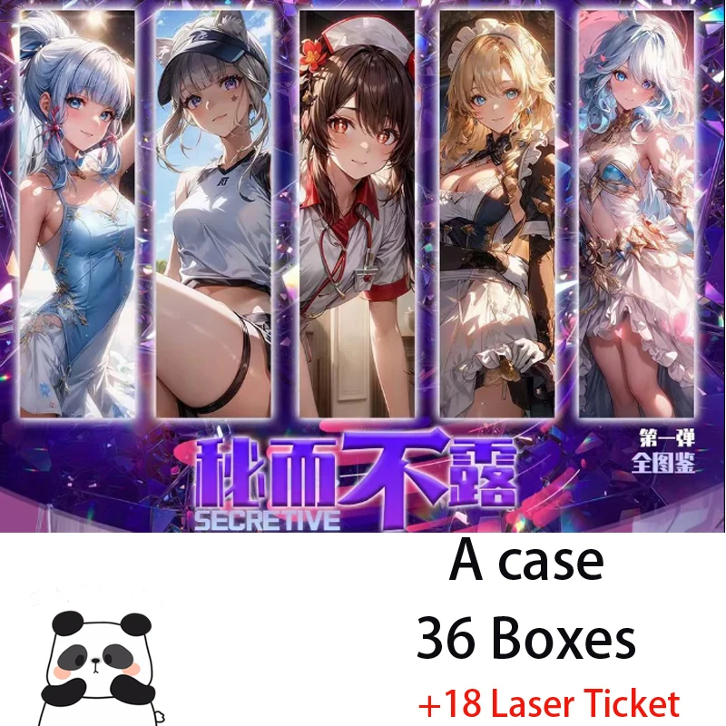 Newest Goddess Cards and Special Offer Collection Cards Genshin Game and Anime Character Cards Doujin Booster Box Toy Gifts