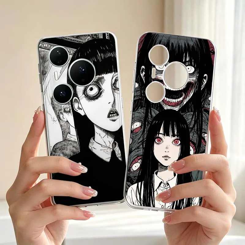 Чехол для телефона с изображением аниме T-Tomie для Huawei Nova 14 12 13 11 12S Pura 80 70 P60 P50 P50E P40 P30 Ultra Lite Pro Plus