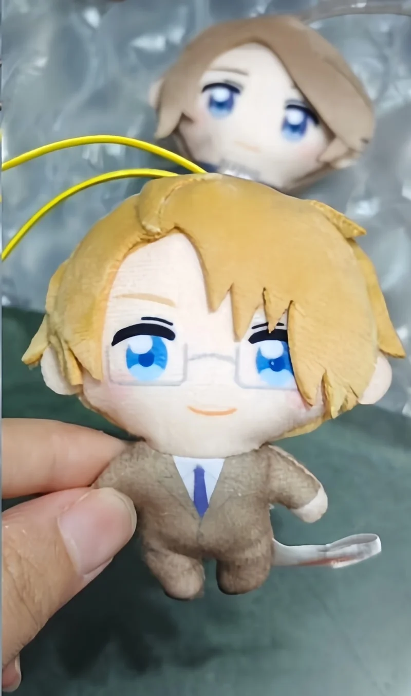 Fukya Hetalia Series P2 World Stars Character Plush Keychains Collectible Stuffed Animals Soft Toys for All Ages