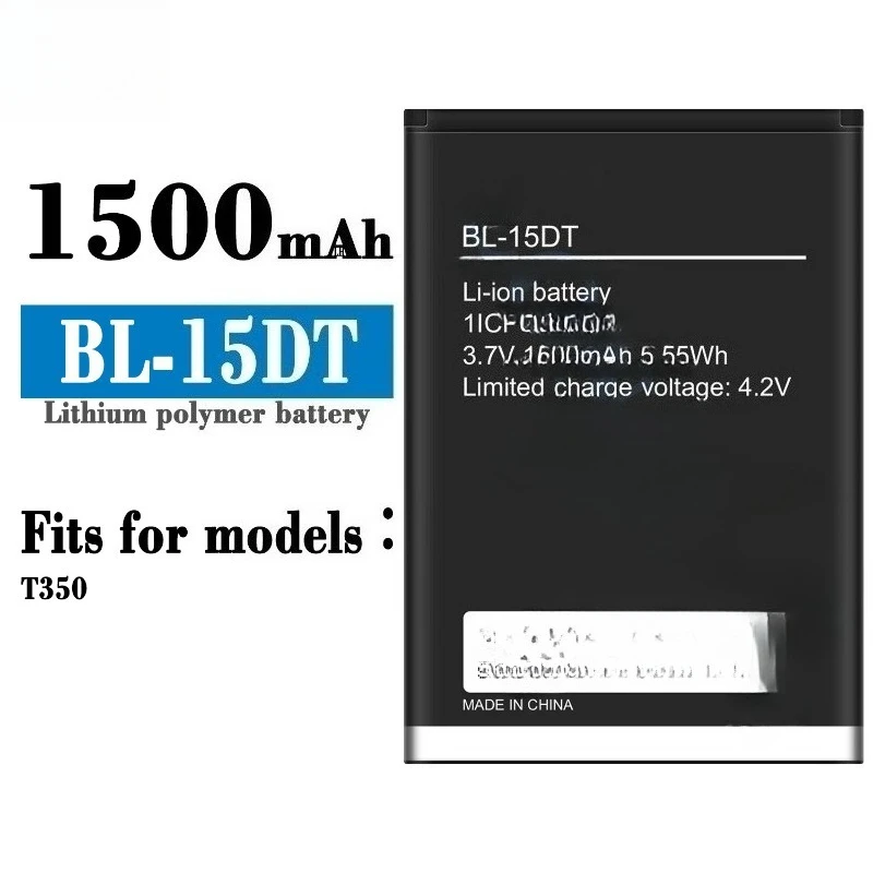 New Upgraded Mobile Phone Battery 3.7V 1500mAh BL-15DT for Tecno with Tools