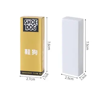 Przenośna szczoteczka do butów – wodoodporne czyszczenie zamszu, trampek i białych butów, środek do dekontaminacji butów sportowych 8 best sales Gumka do butów - №8