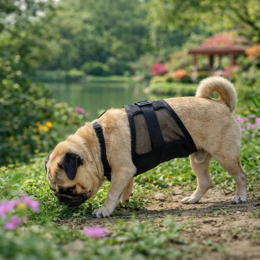 

Pet Shorts Mesh Dog Physiological Pants Anti-Harassment Reusable Pet Underwear Washable Politeness Belt in Heat Season
