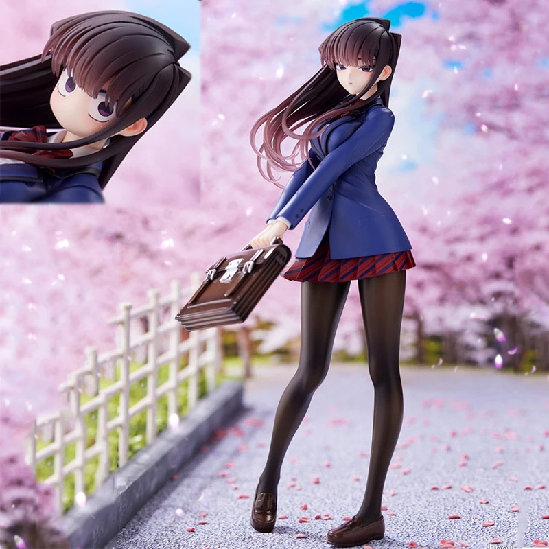 Anime Kawaii Shoko Figur Komi Kann nicht Kommunizieren Figur Shoko Komi Action Figur Schuluniform Statue PVC Sammlung Puppe Spielzeug