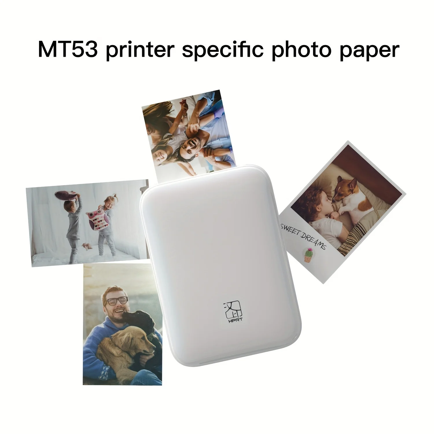 MT53 Photo Printer Special Zink Photo Paper (Individual Paper, Excluding Printer)