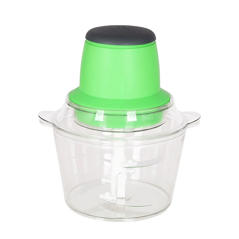 

2L Plastic Bowl Meat Grinder Household Fully Automatic Food Processor Dumpling Filling Garlic Paste Chili Sauce Vegetable Choppe