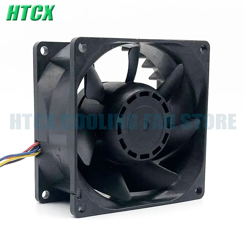 New 9G0812P1F041 8038 12V 0.58A 8CM Main Board 4-pin PWM Temperature Control Server Fan 80 * 80 * 38MM