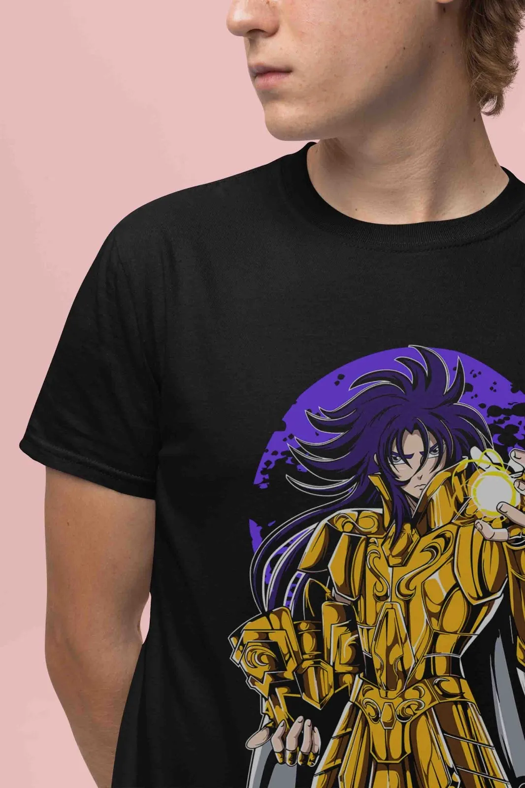 Saint Seiya Shirt Shiryu Tshirt Hyoga T-Shirt Shun Top Ikku Anime Graphic Tee