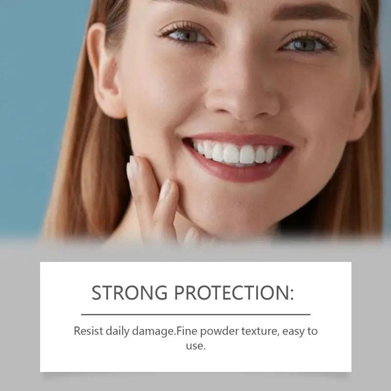 Hydroxyapatite Teeth Whitening Powder Brighten Yellow Teeth Stain Removal Cleaning Oral Hygiene Gum Care Bleaching Tooth Powder