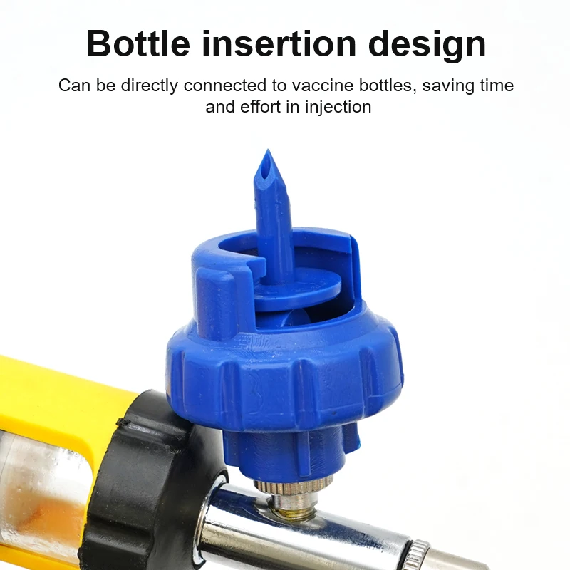 5ml/10ml Veterinary Drench Gun Animal Continuous Syringe Injector Infusion Device Pig Cattle Sheep Chicken Vaccine Injection