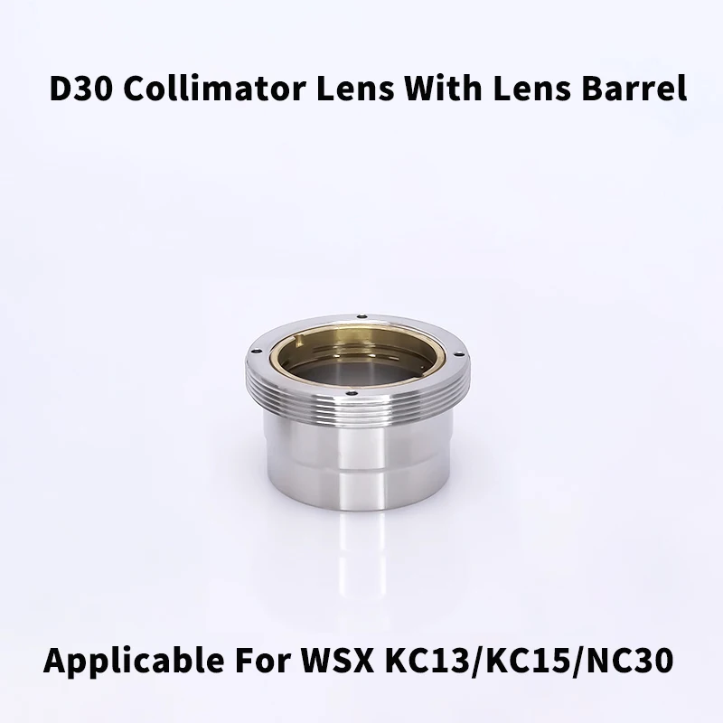 Raymach Focus Lens D30F125 With Lens Barrel Collimator Lens D37F100 WSX NC63A Original Model Fiber Laser Head KC15 NC30
