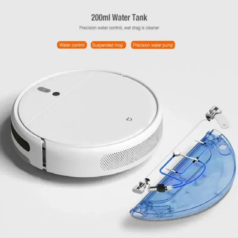 Xiaomi MIJIA 1C Sweeping Robot Vacuum Cleaner with Visual Dynamic Navigation Smart Water Tank 2500Pa Powerful Suction AA1