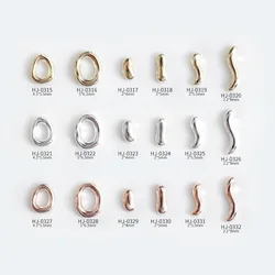 10Pcs Irregular Nail Alloy Charms Jewelry Korean Mini Nail Art Rhinestones Unique Manicure Nail Decorations Manicure Stones