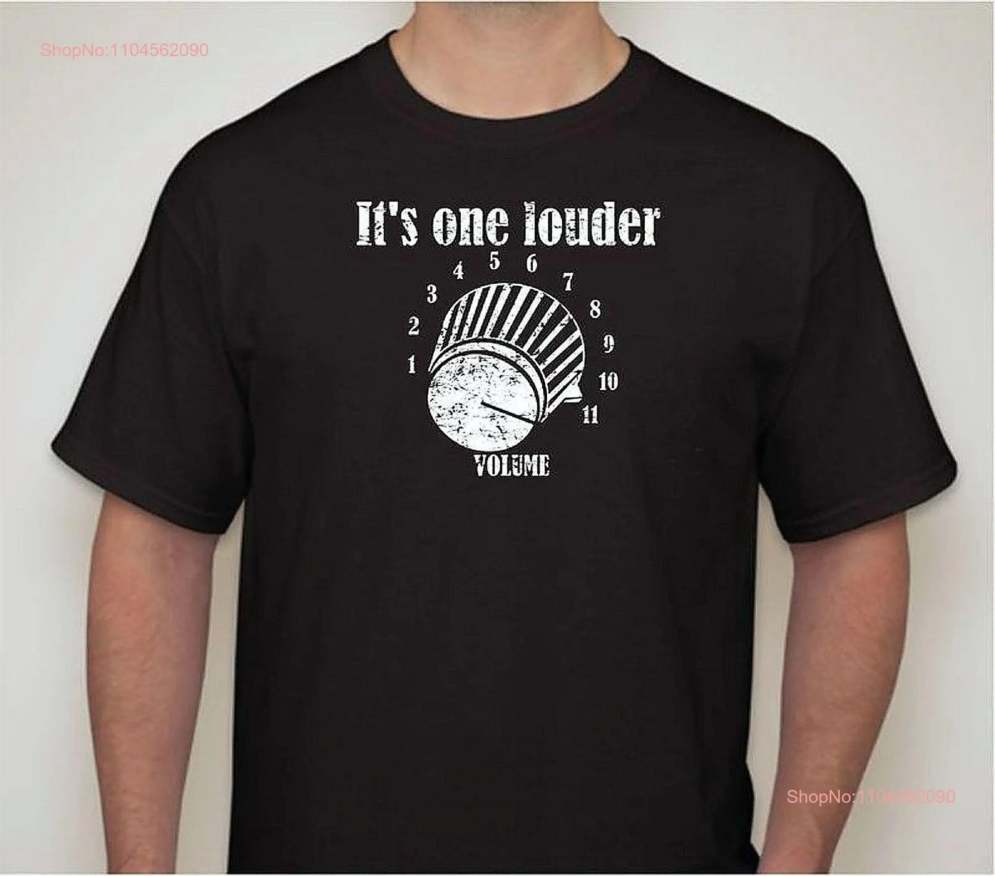 It's One Louder Goes to 11 Spinal Tap Amp volume knob T Shirt long or short sleeves