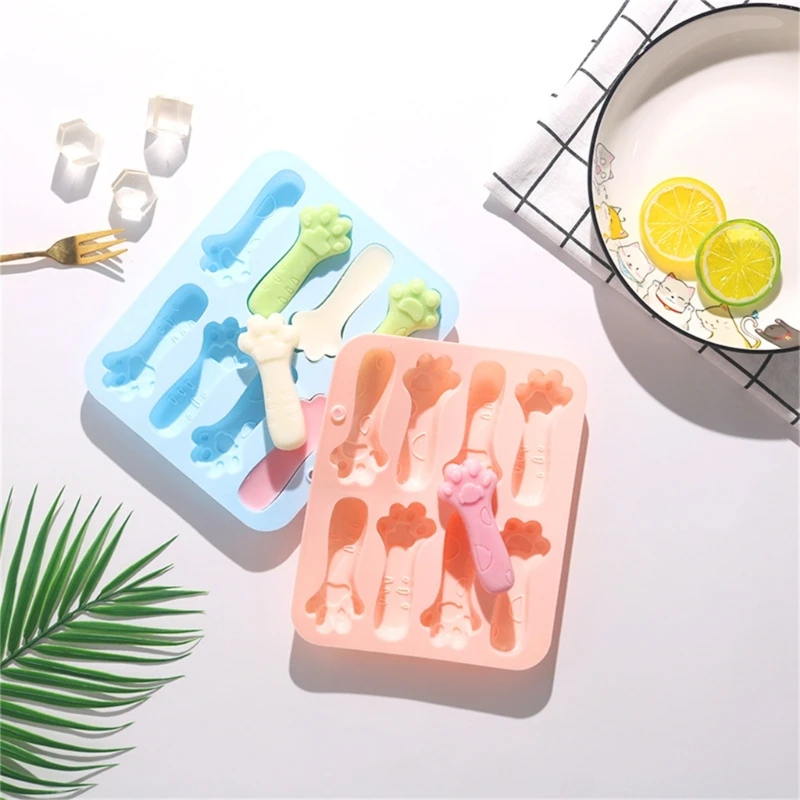 8Cavity Cake Fondant Mold Multifunctional Claw Biscuit Mold Celebration Dropship