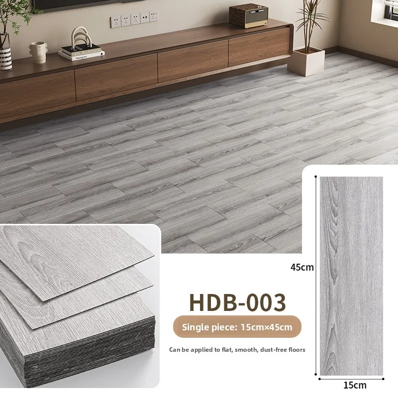 Floor Coated with Self-adhesive Imitation Wood Grain Cement Floor Coating Thickened for Enhanced Durability and Slip Resistance.