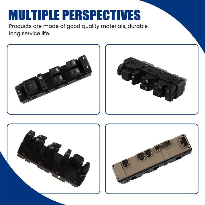 مفتاح التحكم في نافذة الطاقة AASS لسيارة تشيفي سيلفرادو 2003-2006 جي إم سي سييرا 15186208 15883319 #1