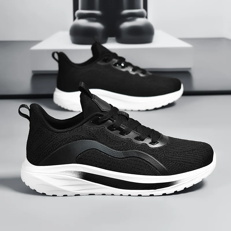 

Men's shoes 2025 new spring and autumn sports shoes, durable and lightweight running shoes, breathable for teenagers, middle sch