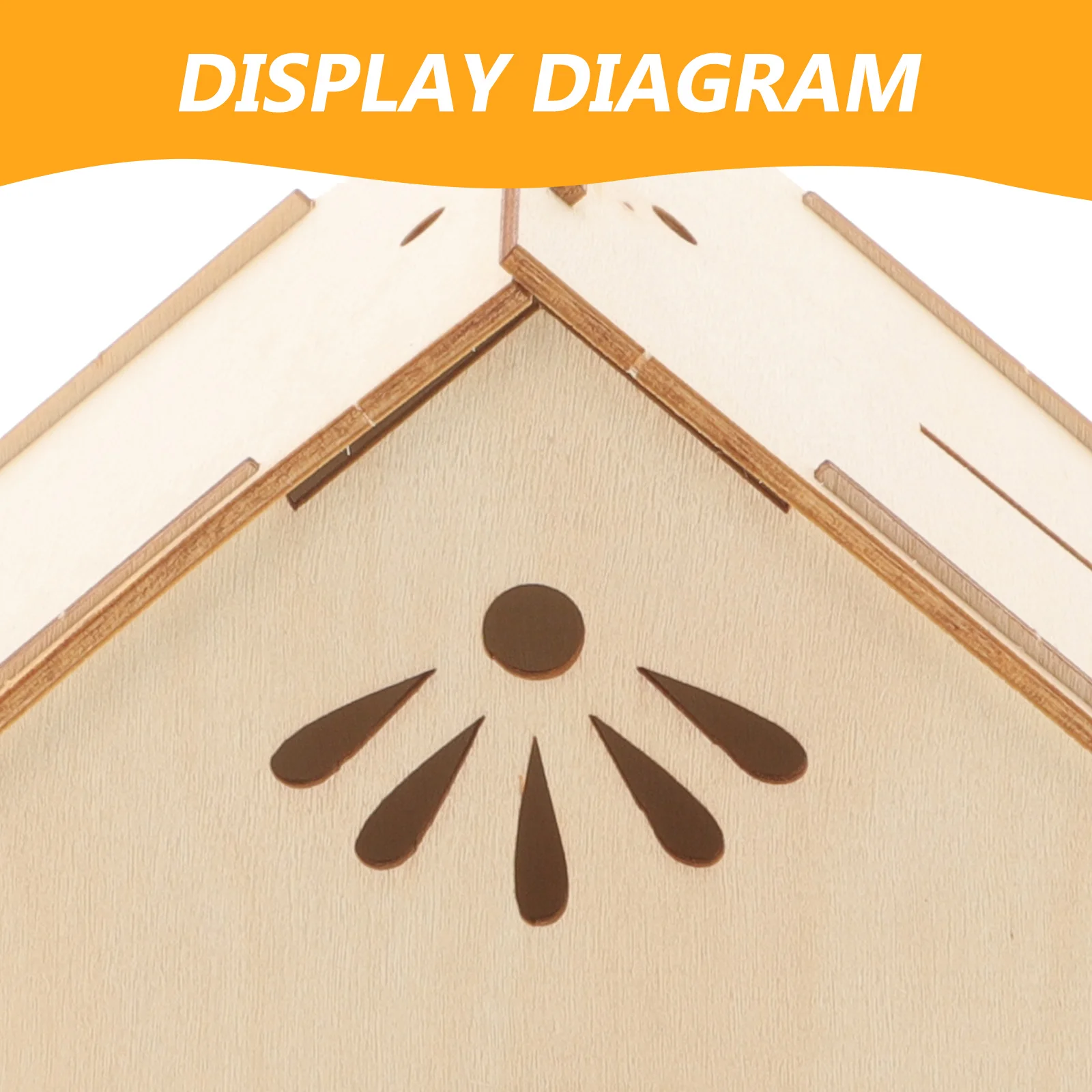 

Wooden Bird House Craft DIY Painting Wooden Bird House for Kids Creativity Hand Painting Craft DIY Wood Graffiti Toy