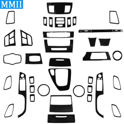 For Bmw 3 Series e90 e92 e93 2005-2012 Piano Black Gear Shift Air Conditioner Outlet Cup Holder CD Panel Car Accessories Sticker
