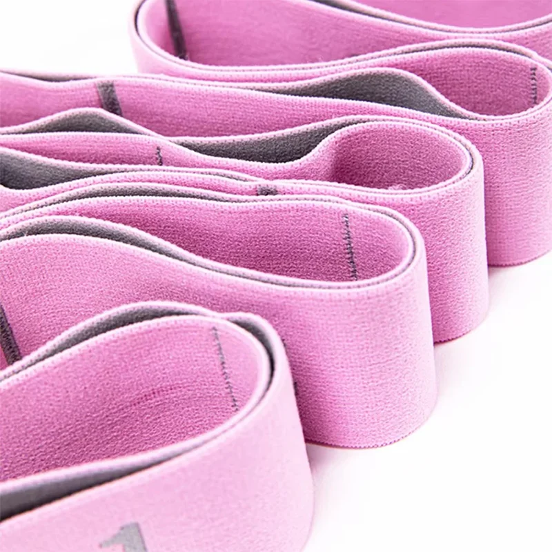 Mehrstufiges Yoga-Stretchband für lateinamerikanischen Tanz, Stretchband, korrekte Haltung, 11 Gitter, elastisches Band, digitales Band, Pose-Band – Detail 7