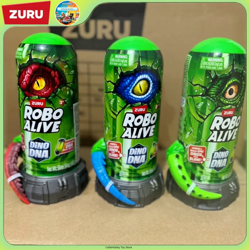 Zuru Robo Alive Dino DNA Triceratops Surprise Blind Box – Figurine de collection dinosaure pour collectionneurs – Cadeau