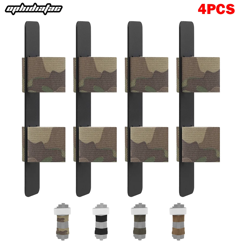 OphidianTac 4Pcs Molle Tourniquet Fastener for SOF-T/C-A-T TQ Retention Tourniquet Pouch First Aid Kit Hunting Vest