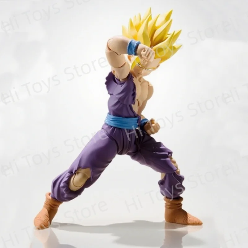 Disponibile originale Bandai Dragon Ball Shf Super Saiyan Son Gohan The Fighter Who Surpassed Action Figure Giocattoli da collezione