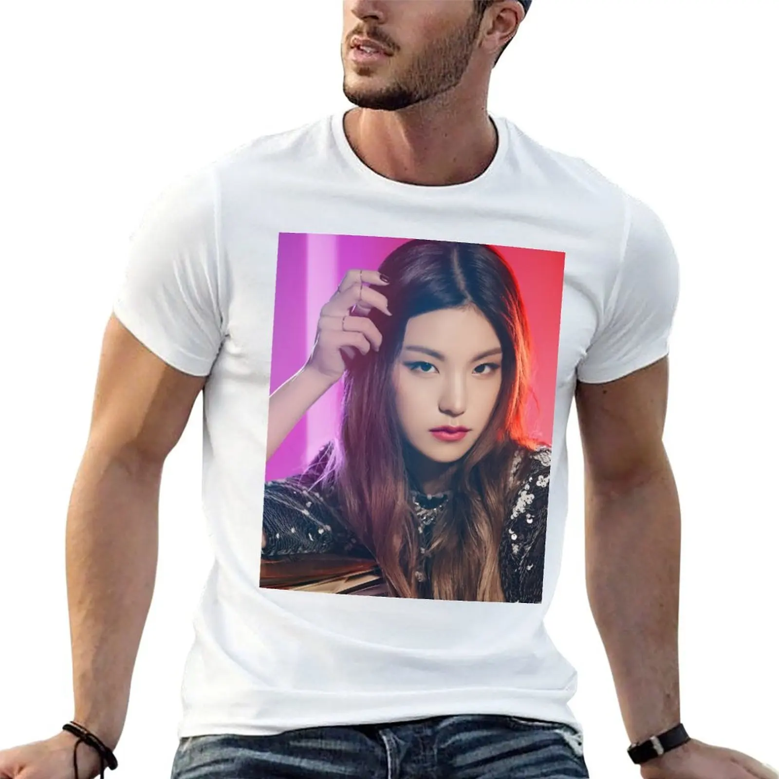 Itzy Yeji T-Shirt anime stuff shirts graphic tees mens clothing
